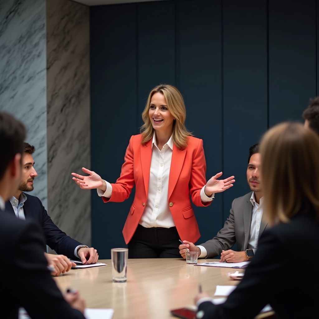 Lektor vedie skupinový workshop pre dospelých